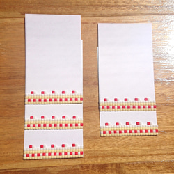 メッセージカード  ショートケーキ風  ５枚セット 3枚目の画像