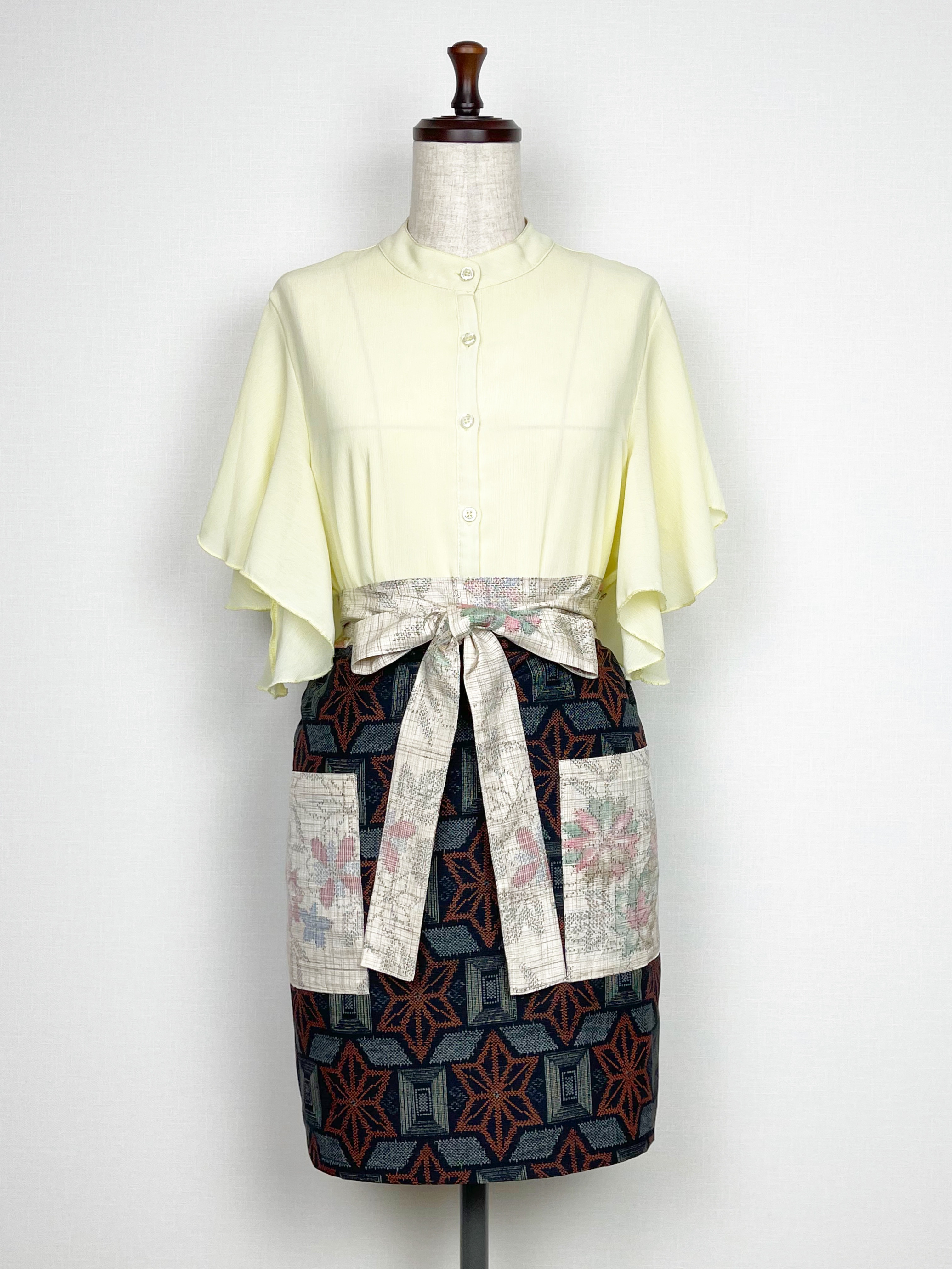 着物エプロンSサイズ【急な来客にもお洒落にすぐ対応★】贈り物にも大人気！