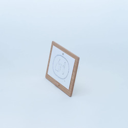 ぱっちん（よこ）　- 木製ポストカードスタンド -　写真やポストカードを気軽に楽しむ木製スタンド 1枚目の画像
