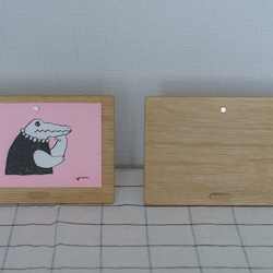 ぱっちん（よこ）　- 木製ポストカードスタンド -　写真やポストカードを気軽に楽しむ木製スタンド 3枚目の画像