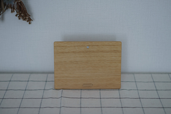 ぱっちん（よこ）　- 木製ポストカードスタンド -　写真やポストカードを気軽に楽しむ木製スタンド 5枚目の画像