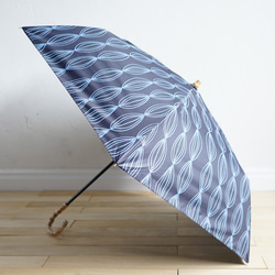 竹柄防紫外線折疊傘 洋蔥 99.9% 防紫外線 164007 008 晴雨天遮陽傘 蔬菜傘 第18張的照片