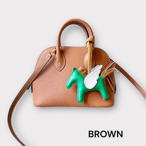 山羊革使用コンパクトバッグ 