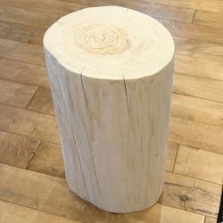 Hinoki  Wood  Stool  No.645 1枚目の画像