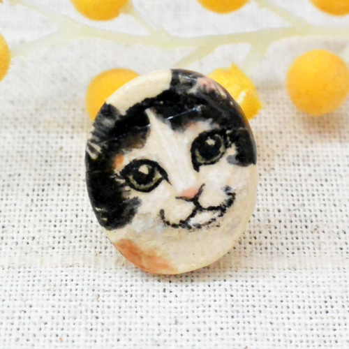 ✴︎未使用 希少✴︎ nach 陶器 猫リング small NACH ナッシュ ポーセリン リング 磁器指輪 B PORCELAIN RINGS