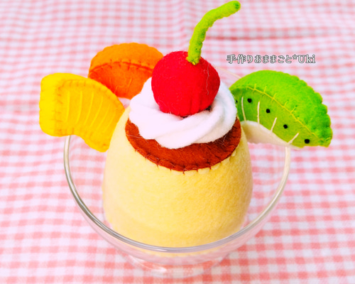 プクフェルトおままごと　ままごと　パンケーキ　ミニプリンセット他　しろたま プク様専用フェルトおままごと ままごと パンケーキ ミニプリン