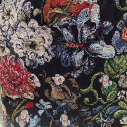 花柄模様ゴブラン織トートバッグ 3枚目の画像