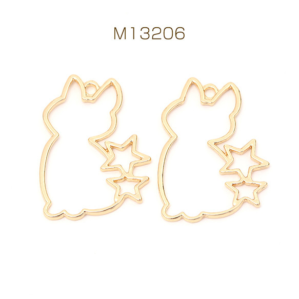 M13206 12個 レジンフレームチャーム 猫 ネコ ねこ キャット ネコちゃん 1カン付き  3 x（4ヶ） 1枚目の画像