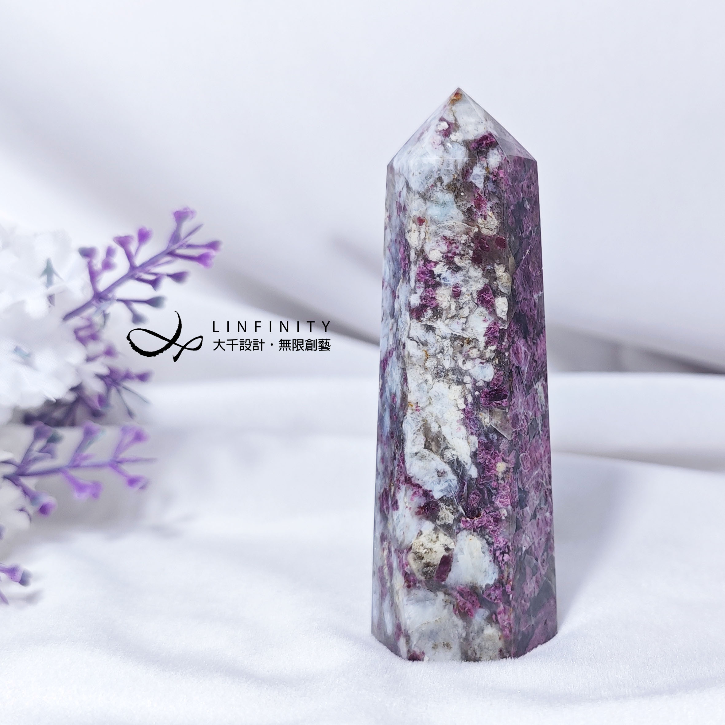 絵画 宝石画 水晶 梅