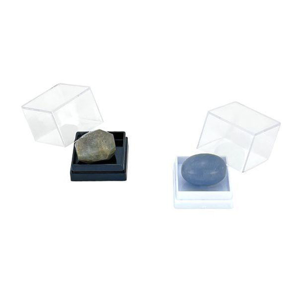ミニキューブ 透明ケース 3個セット 鉱物 コレクションケース 2color 13枚目の画像