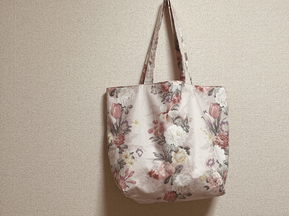 花柄モチーフのトートバッグ 花柄 トートバッグ Sサイズ