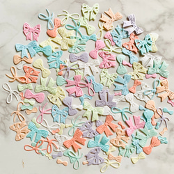 クラフトパンチ ダイカット クリスマスツリー 小 グリーン系 20枚 2色