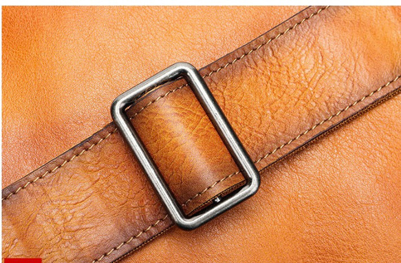 ボディバッグ　本革　牛革　メンズ　ワンショルダー　ブラウン　男性へのプレゼントに☆ 