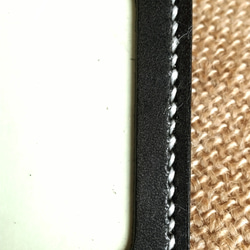 栃木レザー社   IDカードホルダー   タンニンピット ヌメ革   ブラック 2枚目の画像