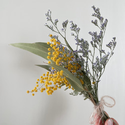 ドライフラワーブーケ -mimosa- 母の日　ギフト　花 3枚目の画像