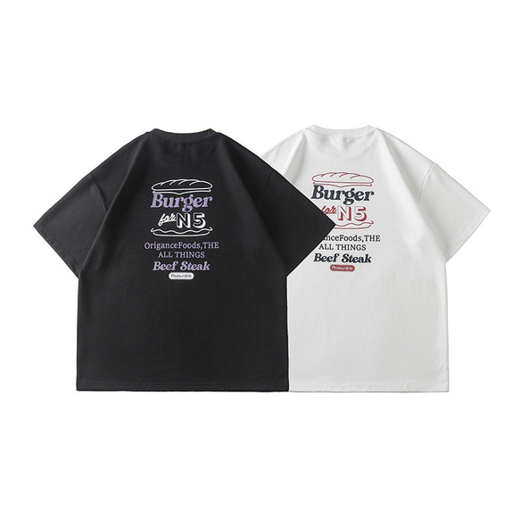 春夏新作 カジュアル Tシャツ メンズ 無地 男 半袖クルーネックプリントTシャツトップス コットン おしゃれ 1枚目の画像