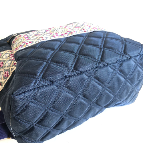 軽い！大人のリュック 紺系ナイロンオックスキルト 3 リュック  