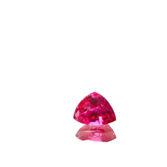 ルビー　ビビットピンク　トリリアントカット　ルース　鑑別書付き　0.511ct 宝石　GEM 6枚目の画像