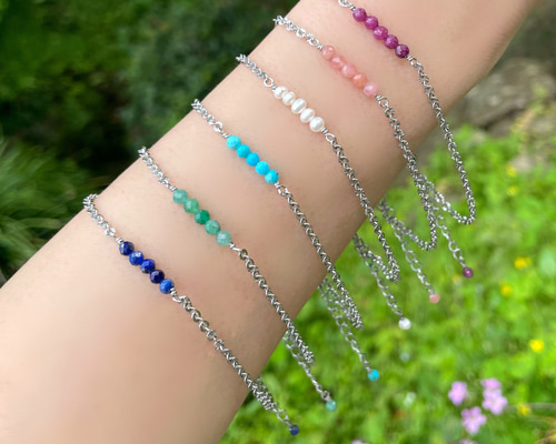 高品質　天然石 エネルギーブレスレット 厄除けに～持ち主をマイナスエネルギーから強力に護る#07 天然石＆沈香