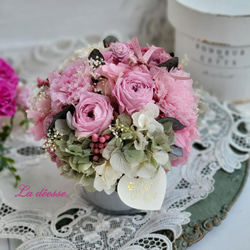 ピンクの花でいっぱい♪キュートなどこから見てもお花いっぱい【creema限定】 2枚目の画像