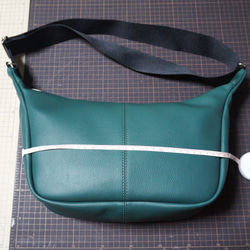 2way大容量單肩包【hobo bag】綠色 第8張的照片