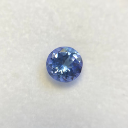 タンザナイト ルース 0.37ct 4.5mm タンザニア産 1枚目の画像