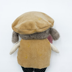 布ドール　ミニチュアぬいぐるみ　バッグチャーム 女子ギフト　北欧デザインハンドメイドおもちゃ　babu-16 14枚目の画像