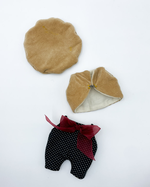 布ドール　ミニチュアぬいぐるみ　バッグチャーム 女子ギフト　北欧デザインハンドメイドおもちゃ　babu-16 13枚目の画像