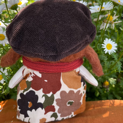 布ドール　ミニチュアぬいぐるみ　バッグチャーム 女子ギフト　北欧デザインハンドメイドおもちゃ　babu-17 4枚目の画像