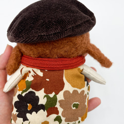 布ドール　ミニチュアぬいぐるみ　バッグチャーム 女子ギフト　北欧デザインハンドメイドおもちゃ　babu-17 9枚目の画像