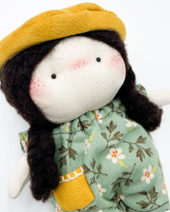 布ドール　ミニチュアぬいぐるみ　バッグチャーム 女子ギフト　北欧デザインハンドメイドおもちゃ　babu-18 8枚目の画像