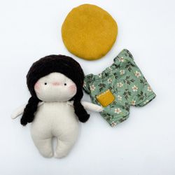 布ドール　ミニチュアぬいぐるみ　バッグチャーム 女子ギフト　北欧デザインハンドメイドおもちゃ　babu-18 9枚目の画像