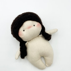 布ドール　ミニチュアぬいぐるみ　バッグチャーム 女子ギフト　北欧デザインハンドメイドおもちゃ　babu-18 13枚目の画像