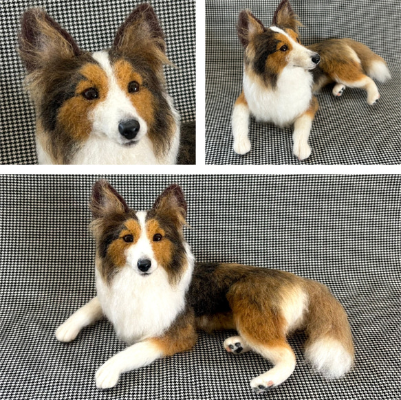 羊毛フェルト【オーダーメイド】うちの子オーダー✴︎犬✴︎愛犬✴︎ペット✴︎ハンドメイド✴︎ペットロスペットロス ぬいぐるみ・置物 フェルト、羊毛 OC2045142292(15600円)