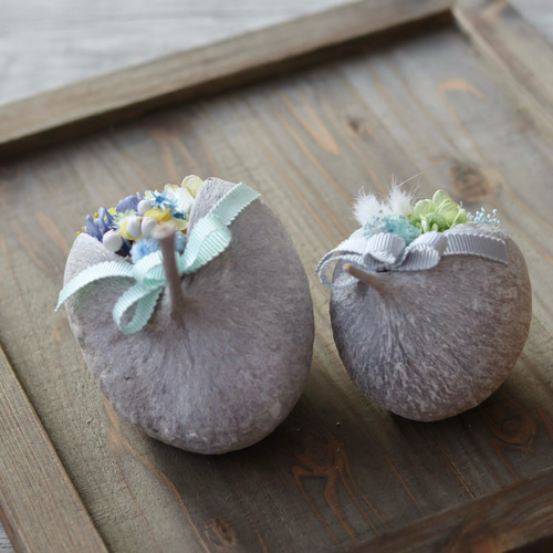 ☆ブッダナッツのペアアレンジ☆幸せを呼ぶ木の実 ドライフラワー  