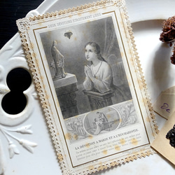 フランスアンティーク　コミュニオン　カルト・ド・ヴィジット eb98cbe4ef634074e61669121b5f4e