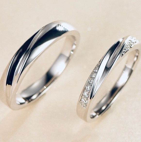 ✨NEW✨ペア　リング【セット】 結婚　指輪　S 925 シルバー　受注製作　リング　カップル