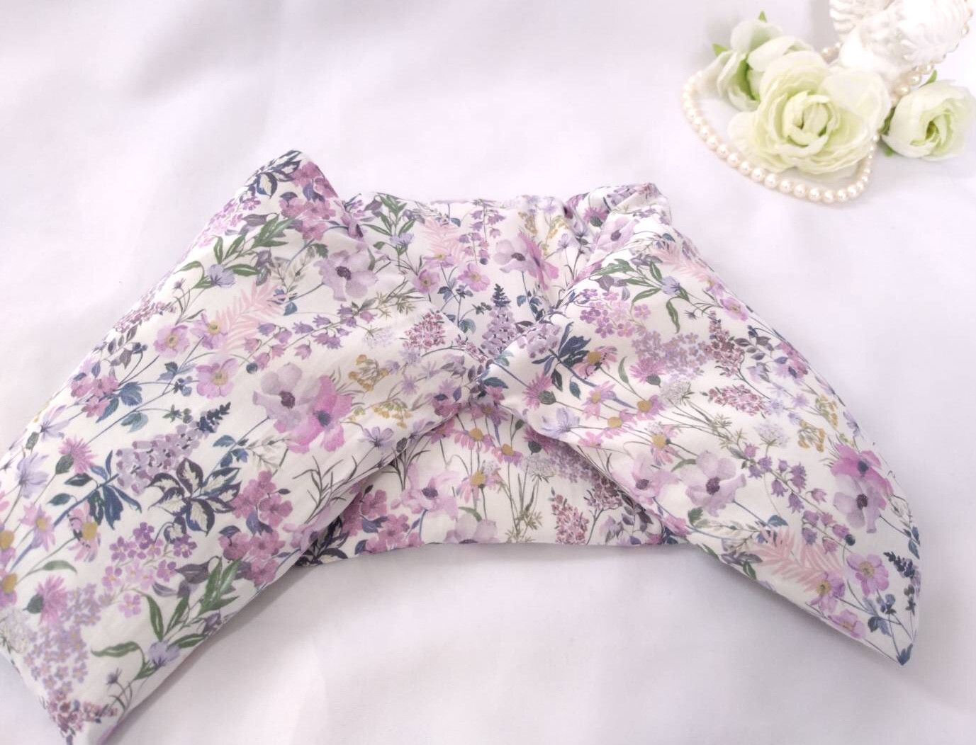 身体の芯まで温まる！あずきとハーブのホットパット　リバティ　パーリーメデゥ　肩こり腰痛生理痛冷え性