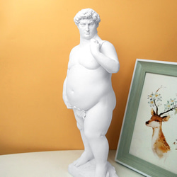 デビッド ダビデ 彫像 太め 彫刻 芸術 アート クリエイティブ 置き物 フィギュア 玄関 リビング 北欧 ch-974 4枚目の画像