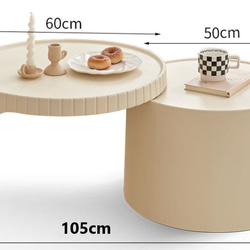 センターテーブル 組み合わせ スタイル変更可能 おしゃれ かわいい ナイトテーブル ベッドサイドテーブル ch-970 10枚目の画像