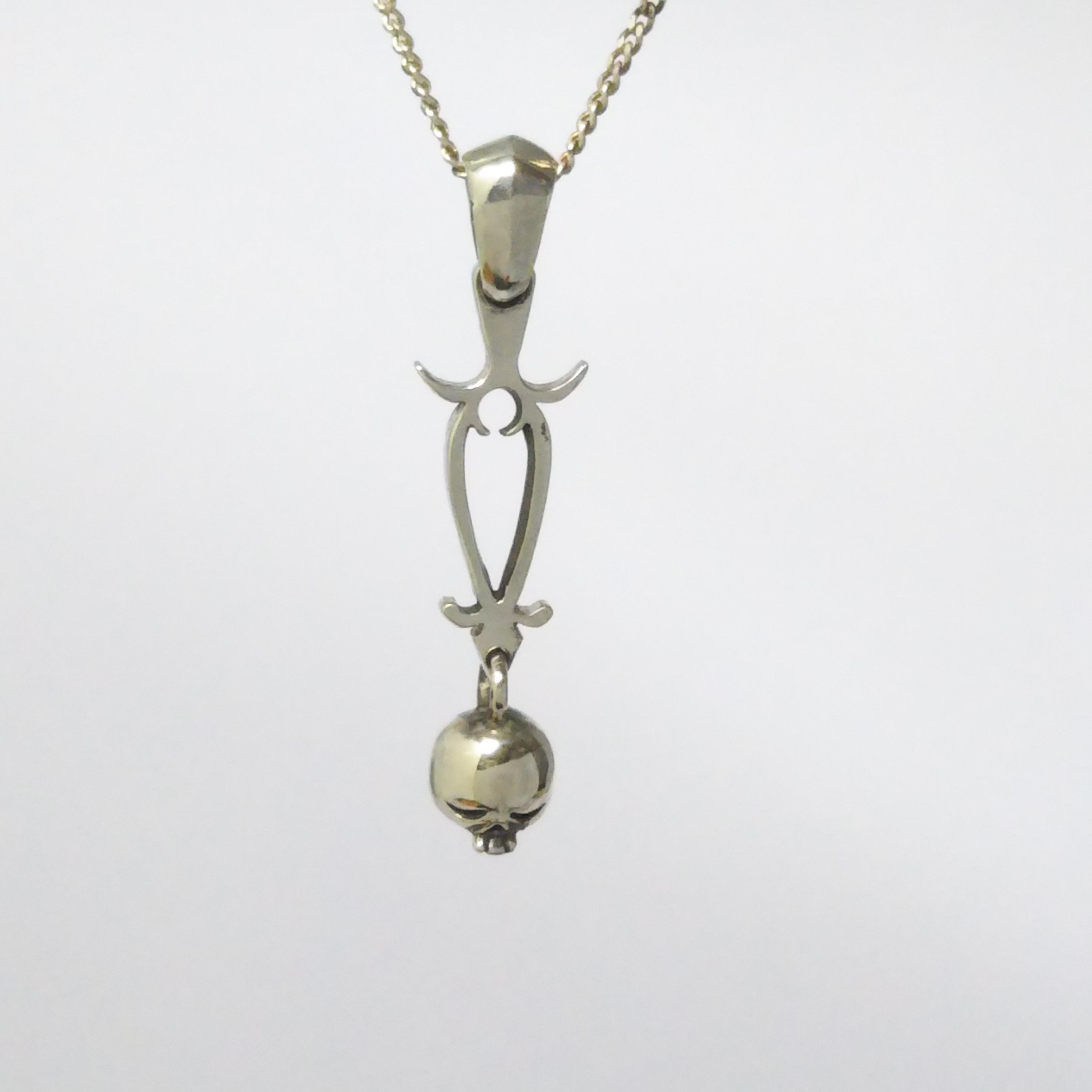 ペンダントトップ　スカル　シルバーアクセサリー 4,510円