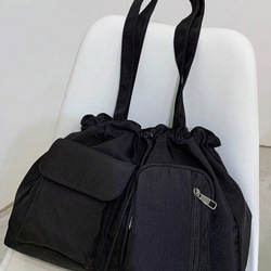 トートバッグ 肩掛け 大容量 通勤通学旅行 キャンバス素材 ファッション 多機能 8枚目の画像