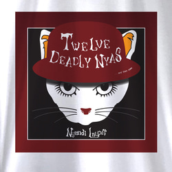 Twelve Deadly Nyas / WHITE Tシャツ 2枚目の画像