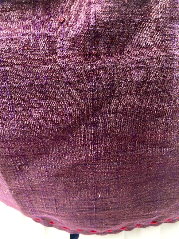 462 古布　リメイク　スヌード　着物　シルク　絹　ヴィンテージ　レトロ 5枚目の画像
