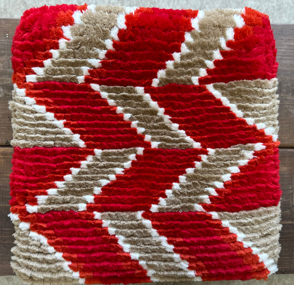 ノッティング織り椅子敷き 3枚目の画像