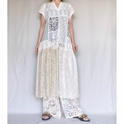 patchwork lace dress 4枚目の画像
