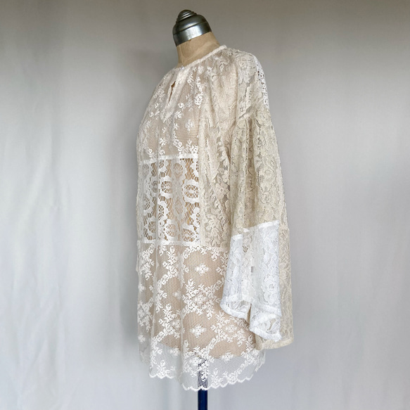 patchwork lace tunic "b" 8枚目の画像