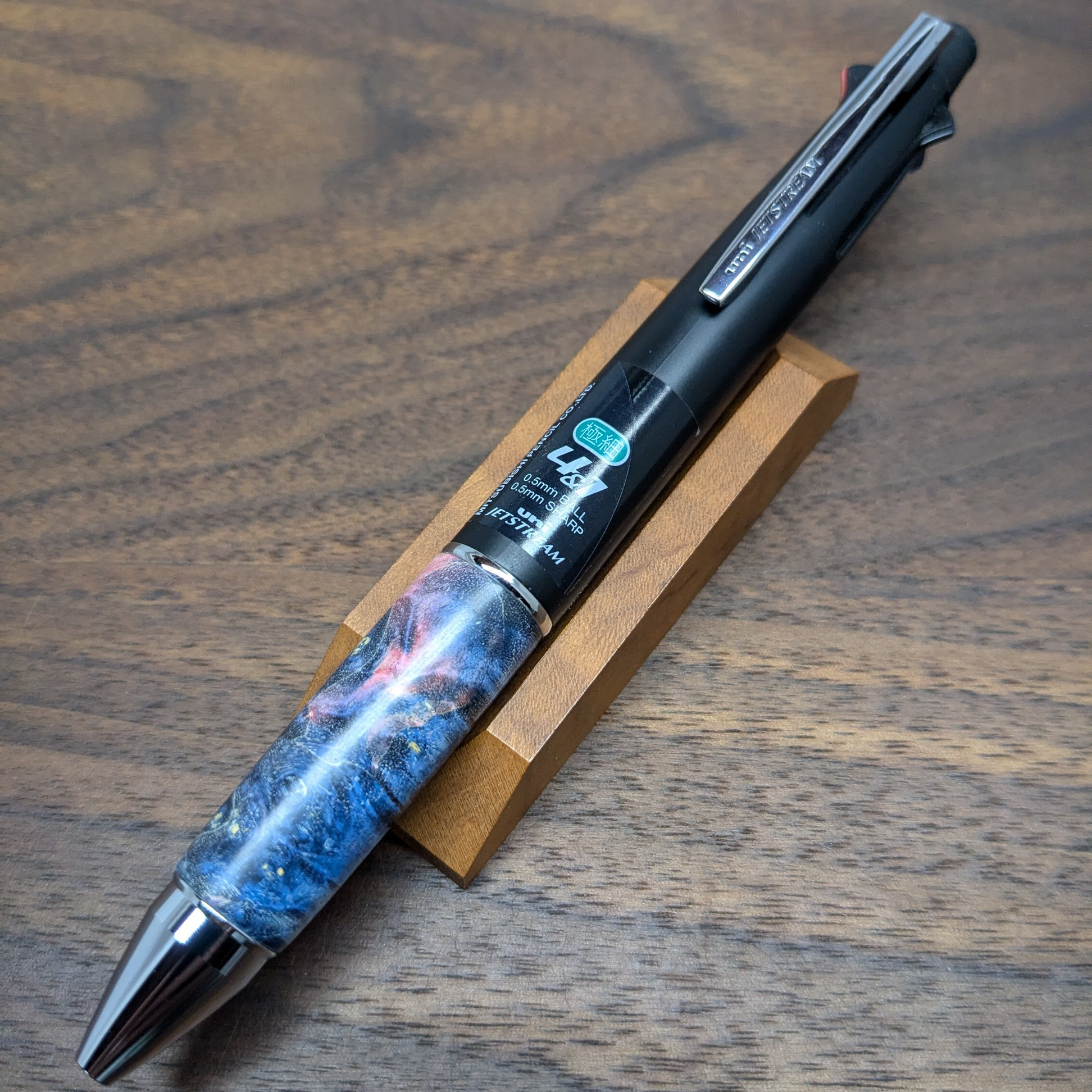 ウッドペンクラフト　スタピライズウッド　紫　シャーペン　未使用　オーダー品
