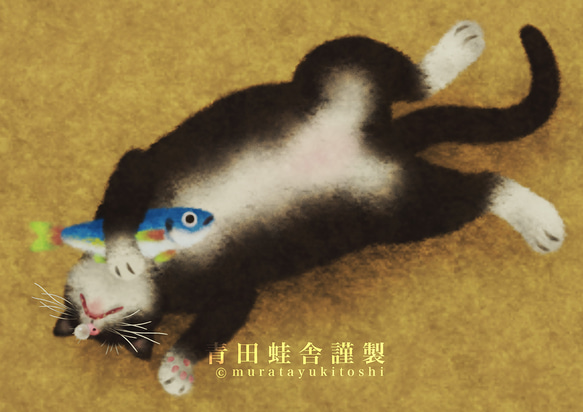 猫四態:2024／ジクレー版画 11枚目の画像