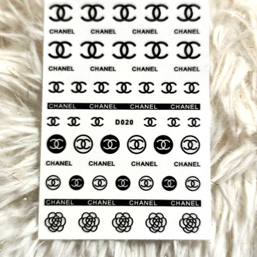 3種類】ネイルシール ブランド ブランドロゴ ブランドシール ネイル